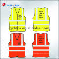 Gilet réfléchissant fluorescent de sécurité / gilet réfléchissant de sécurité de trafic pour la protection de travail de sécurité de RoadWay